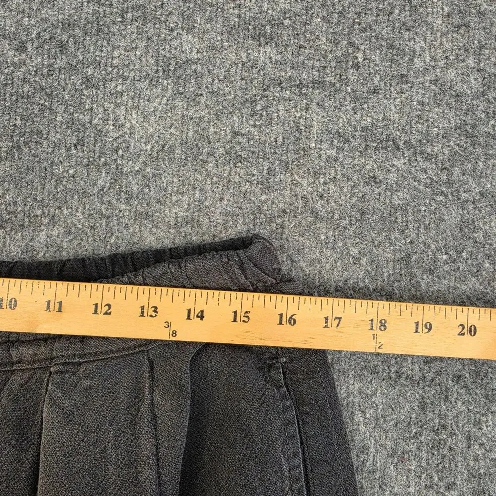 Dr. Collectors Pants Men Medium Teddy Forever Pleated Gray Linen Sweatpants USA